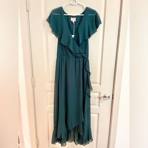 Show Me Your Mumu Jess Ruffle Midi Dress